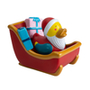 Christmas Season Sleigh Rubber Duck