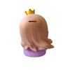 Crown Girl Piggy Coin Bank